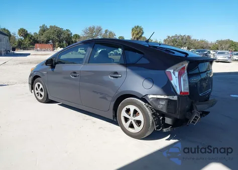 2012 Toyota Prius Two from USA, damaged, VIN JTDKN3DU9C5403460